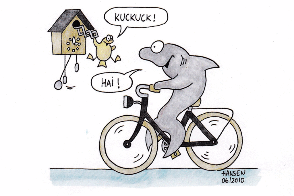 Hai und Kuckuck Comic