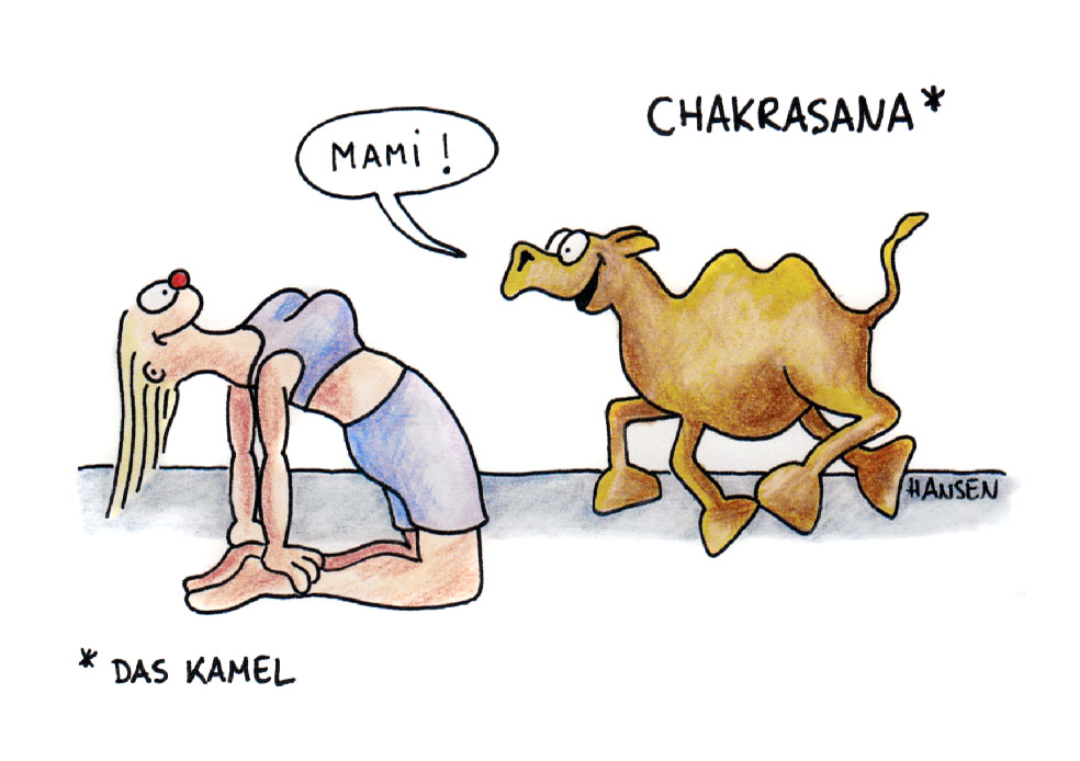 Chakrasana, das Kamel